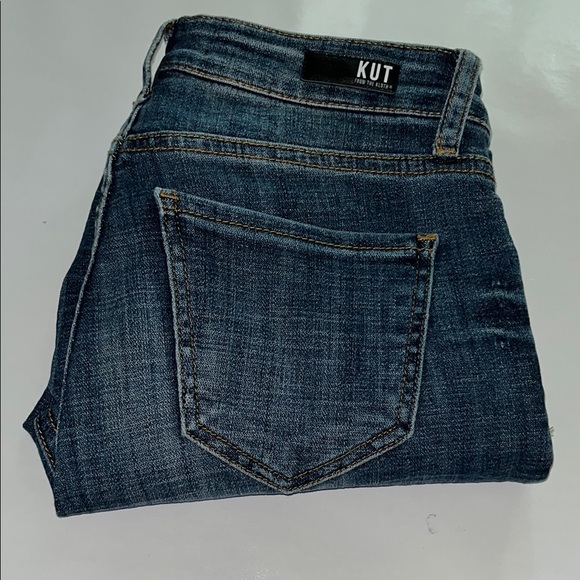 Kut From The Kloth Catherine Crop Straight Leg Mid Rise Size 2 - Picture 3 of 16